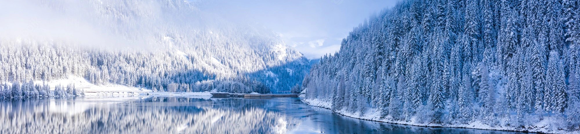 Valle innevata